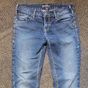 Womens Silver Aiko 31x33 jeans